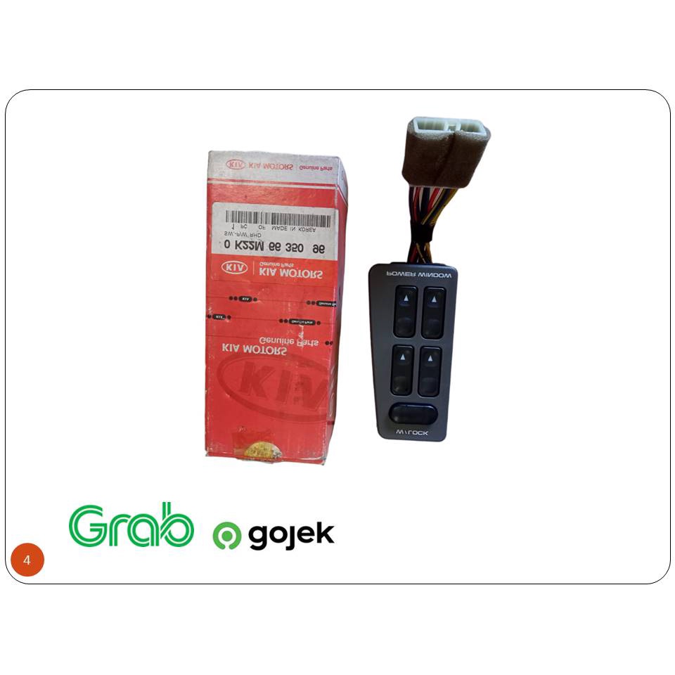 Jual Switch Power Window Kanan Timor ( 0K22M-66350 ) | Shopee Indonesia