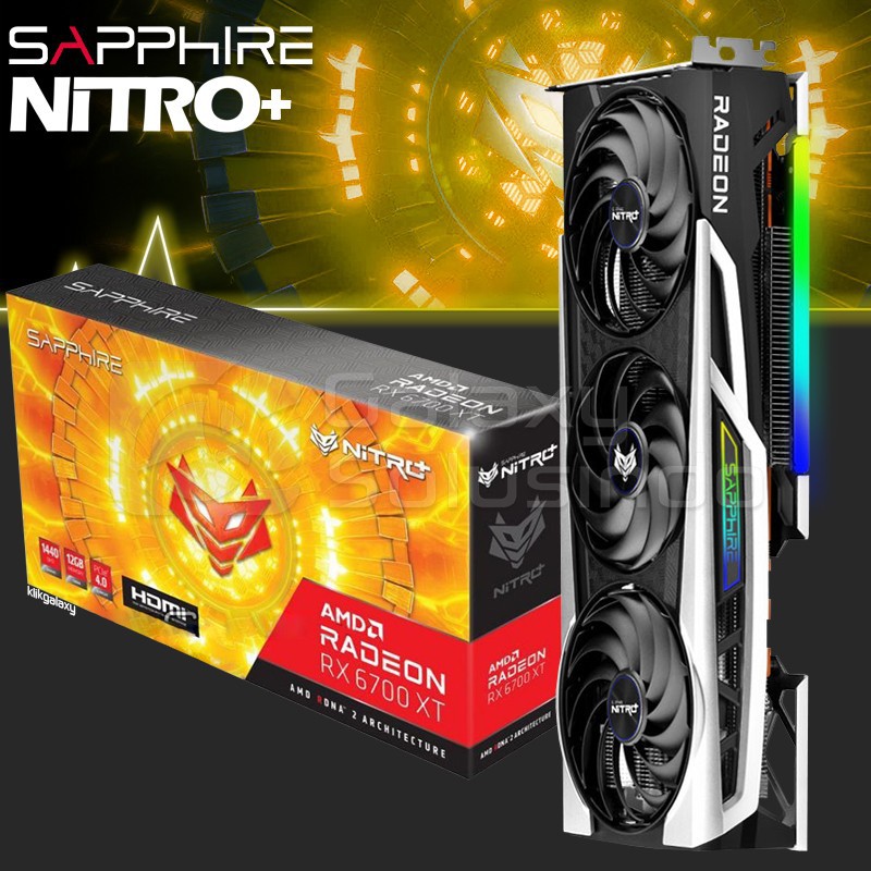 Jual Sapphire NITRO+ Radeon RX 6700 XT 12GB GDDR6 RX6700XT NITRO PLUS ...