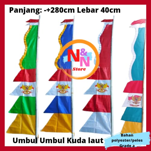 Jual UMBUL UMBUL MERAH PUTIH UMBUL UMBUL WARNA WARNI UMBUL UMBUL KUDA ...