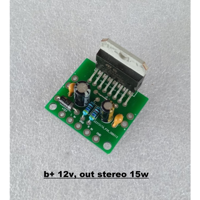 Jual TDA7297 Stereo Amplifier Bridge Modul (Tanpa Heatsink) | Shopee