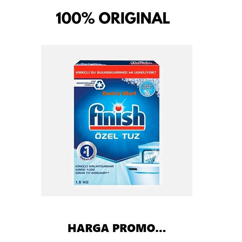 Finish Dishwasher Salt 1500 gr