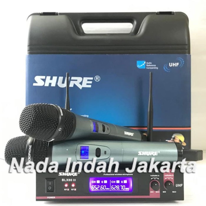 Jual Microphone Mic Wireless SHURE BLX 88 III Mic tanpa kabel 88III