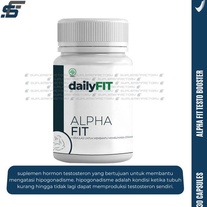 Jual 100% ASLI Dailyfit Alphafit 30 Kapsul Testoterone Booster ...