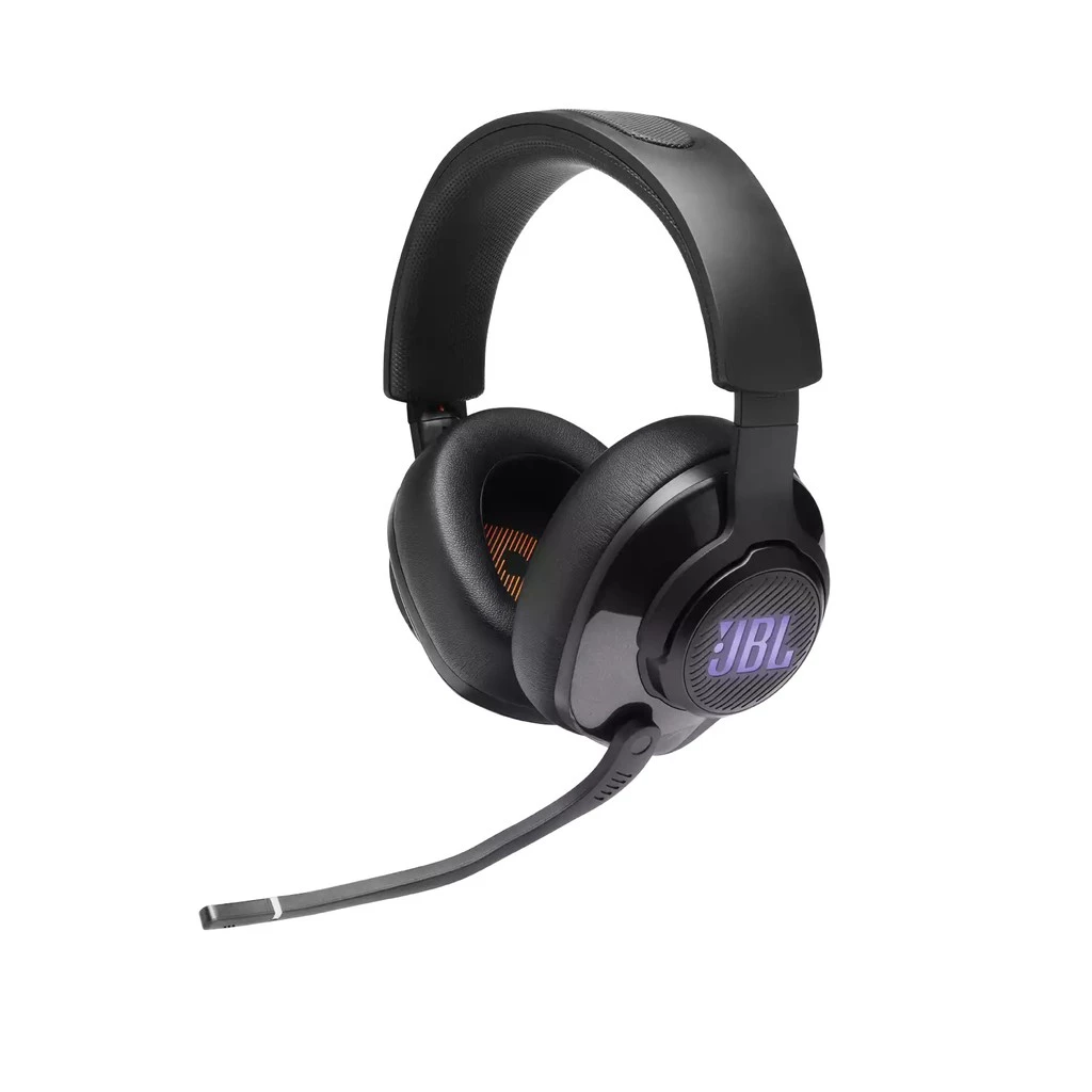 JBL Quantum 400 Wired Over-Ear Gaming Headset with RGB+Surround Sound - Garansi Resmi