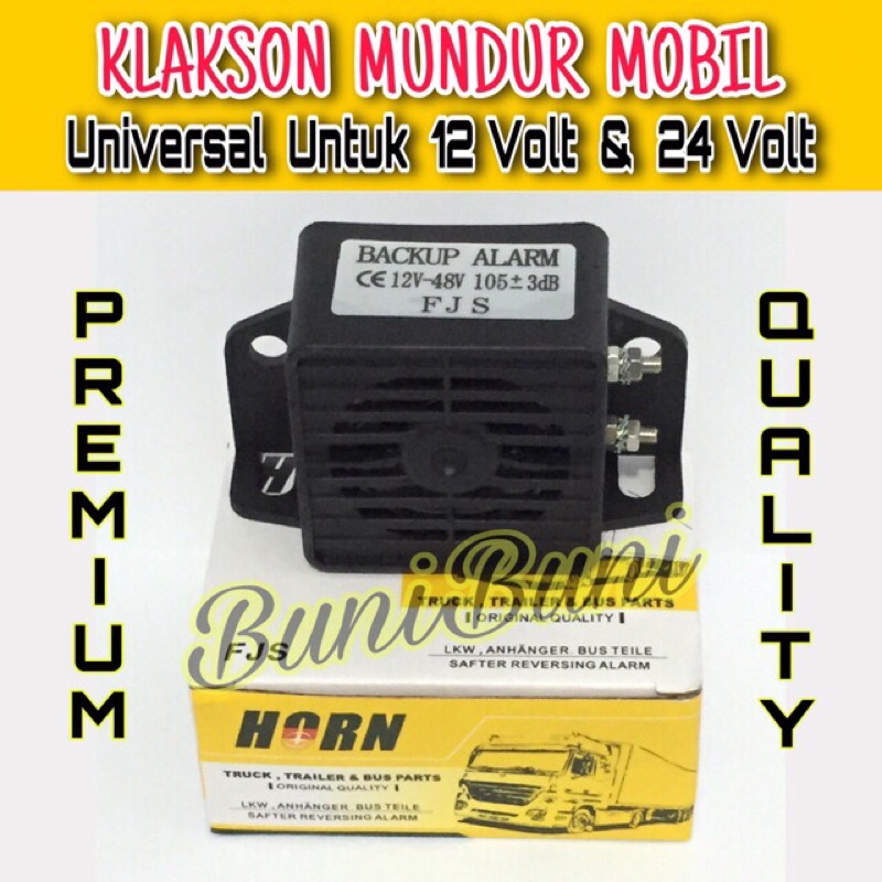 Jual Klakson Mundur FJS / Atret Mobil - Klakson Backup Alarm Mundur ...