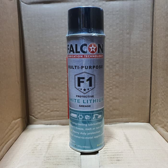 Jual FALCON F1 PROTECTIVE WHITE LITHIUM GREASE SPRAY (500ML) | Shopee ...