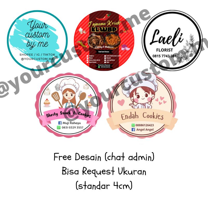 Jual STICKER CUSTOM LOGO Vinyl Lembaran A3 | Shopee Indonesia