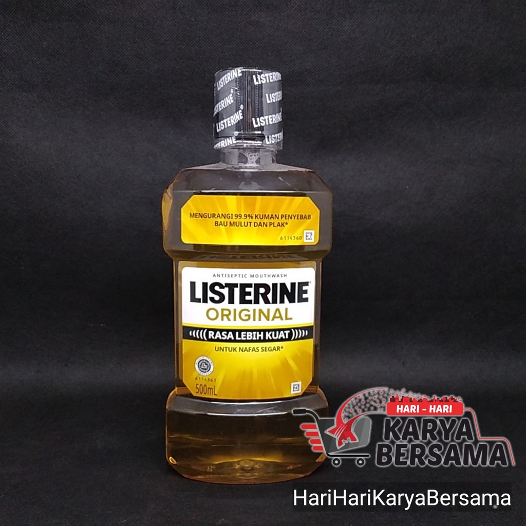 Jual LISTERINE ANTISEPTIC MOUTHWASH ORIGINAL 500ML Shopee Indonesia