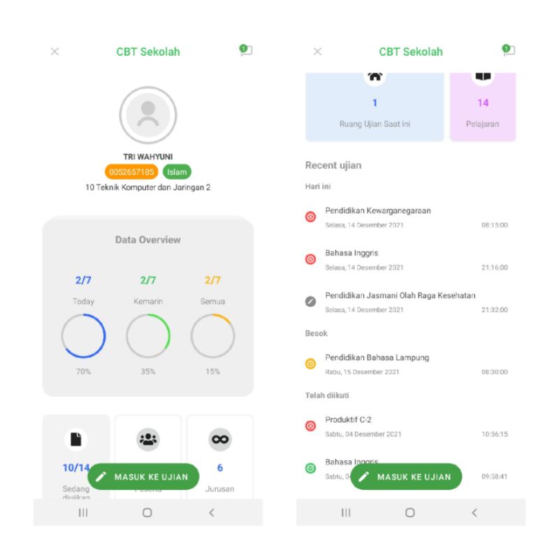 Jual CBT Aplikasi Ujian Sekolah Untuk Flutter Android, Web, PC Base ...