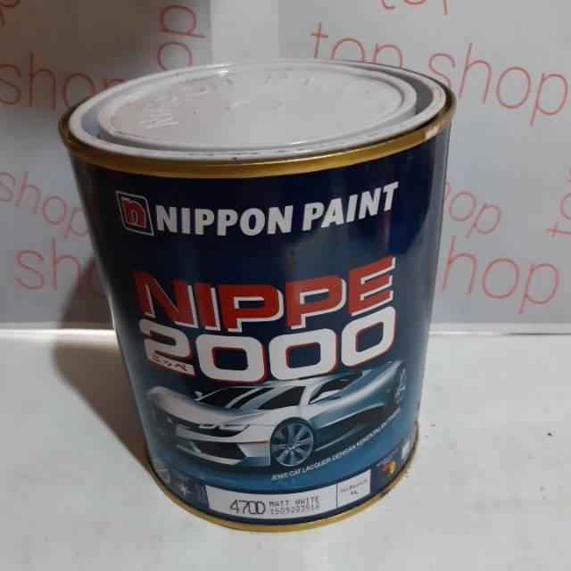 Jual CAT DUCO NIPPE WARNA PUTIH DOF MATT WHITE D ISI KG NIPPON PAINT Shopee Indonesia