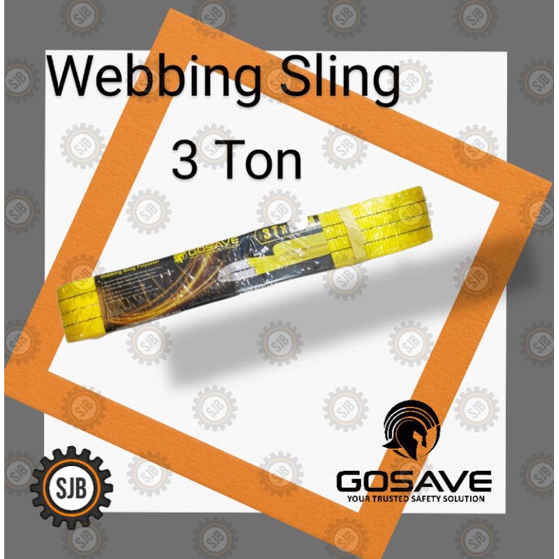 Jual WEBBING SLING GOSAVE 3 TON X 6 METER Shopee Indonesia