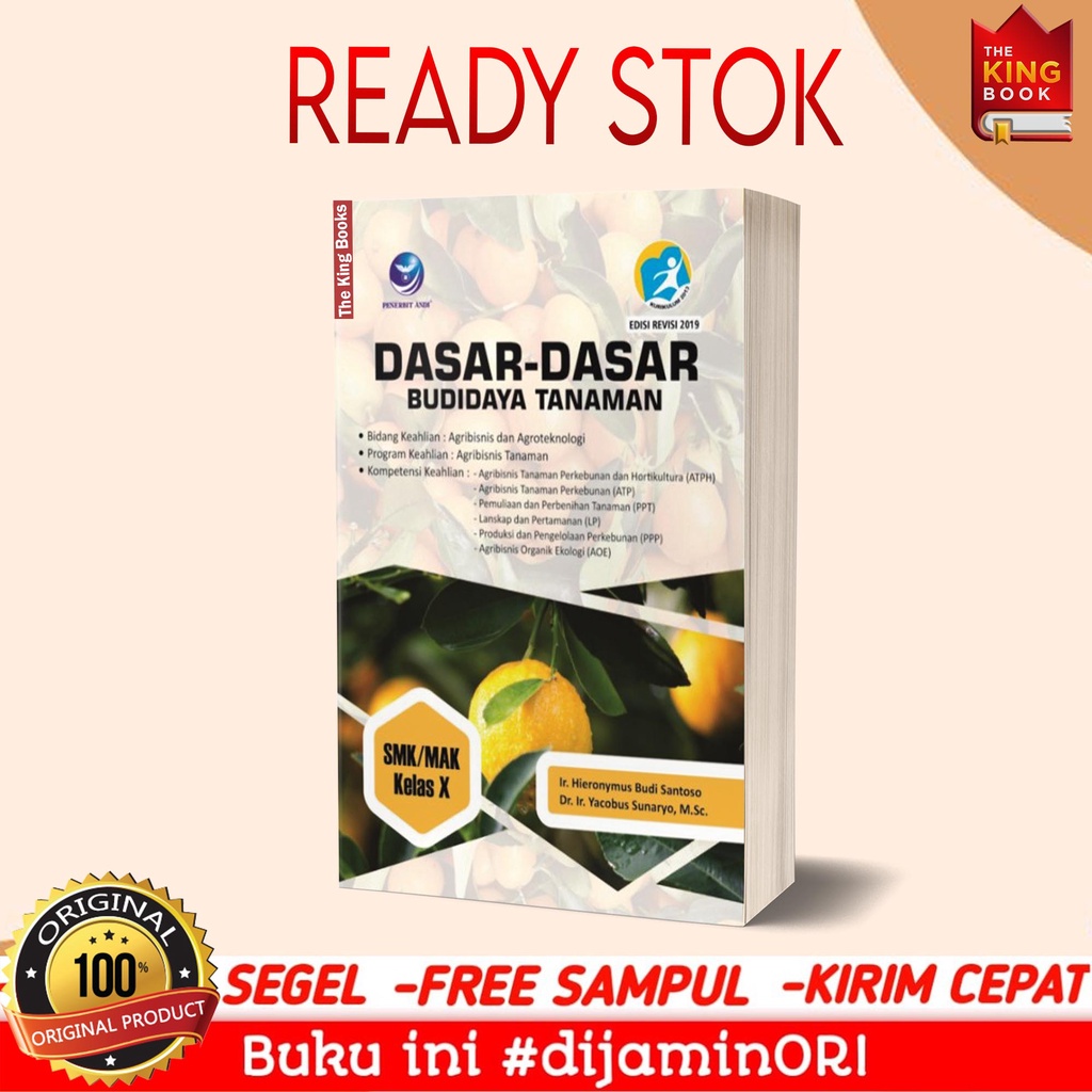 Jual Buku Dasar Dasar Budidaya Tanaman Bidang Keahlian Agribisnis