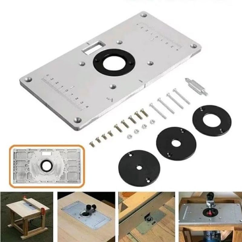 Jual Router Table Insert Plate Diy Dudukan Mesin Profil Meja Router ...