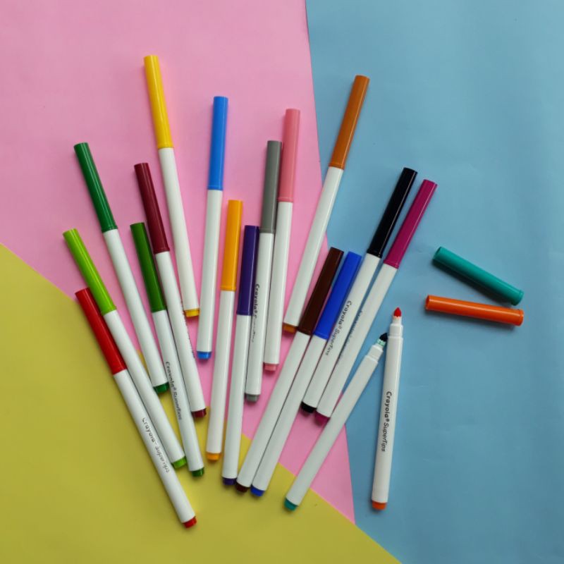 Jual CRAYOLA / CRAYOLA WASHABLE / CRAYOLA SUPER TIPS WASHABLE MARKERS