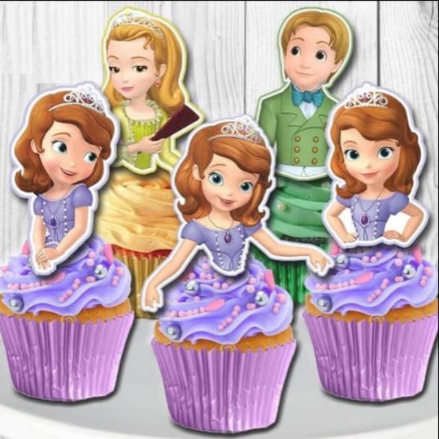 Jual Sofia the first cupcake topper | Shopee Indonesia