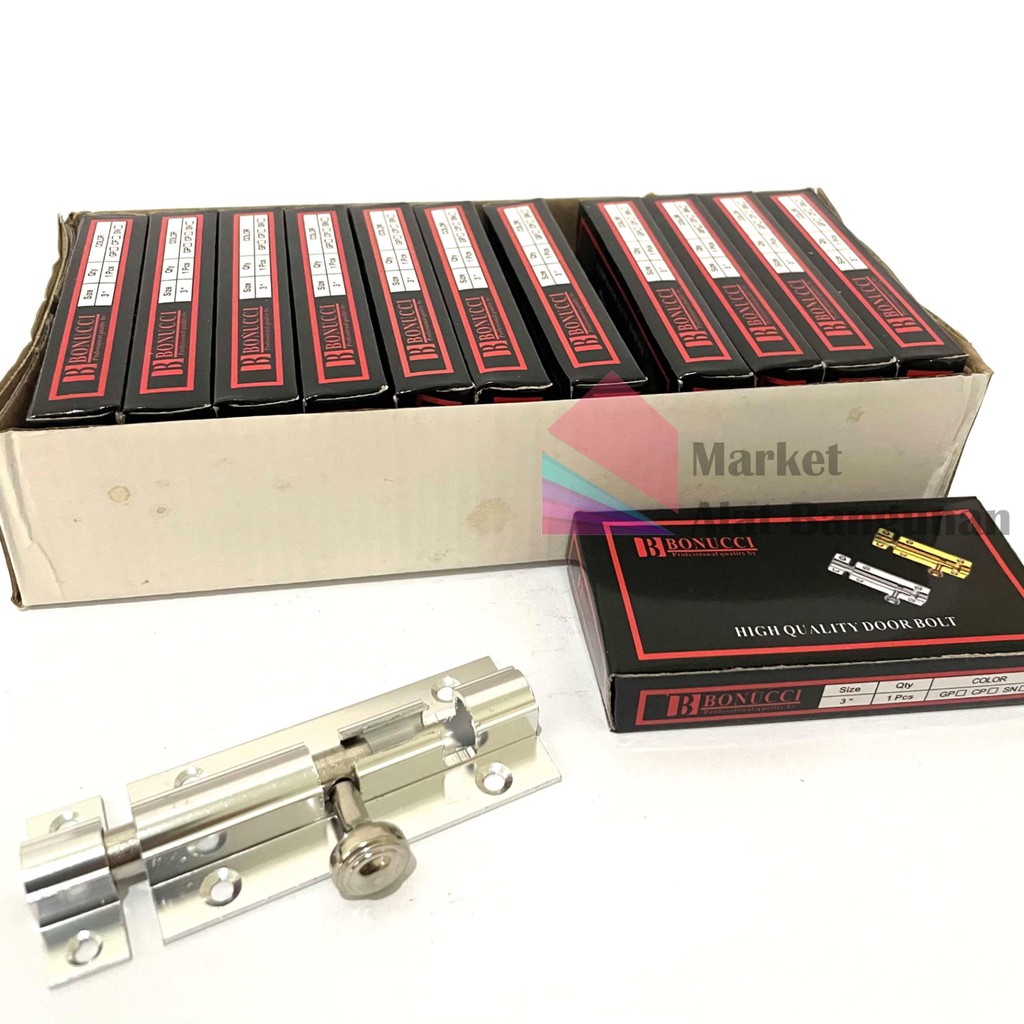 Jual Grendel 3” Silver Babet Stainless Steel / Gerendel Slot Pintu 3 ...