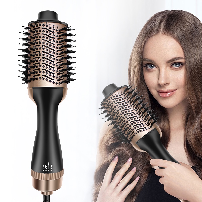 Ubeator Hot Air Brush Sisir Pengering Rambut Penjepit Rambut Panas Dingin  Air Curling Iron In Pelurus Rambut