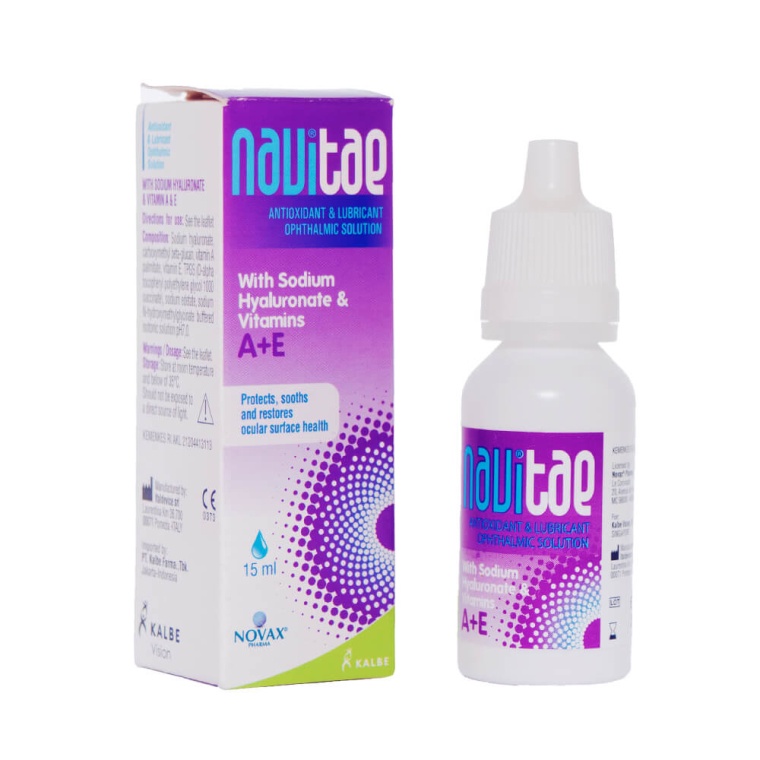 Jual NAVITAE EYE DROPS 15ml Vitamin Tetes Mata Bervitamin A + E ...