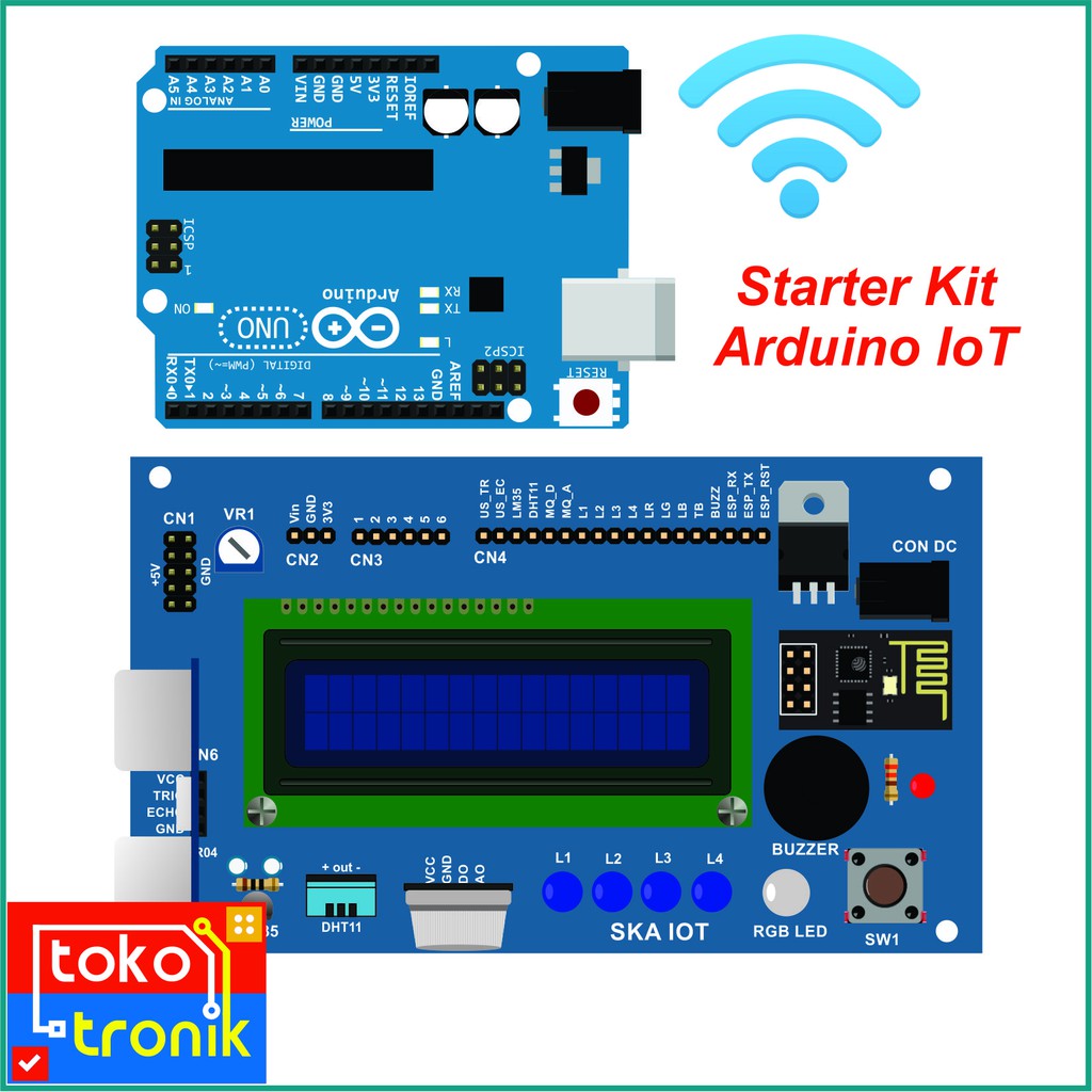 Jual Arduino Starter Kit IoT - Paket Belajar IoT Arduino Lengkap ...