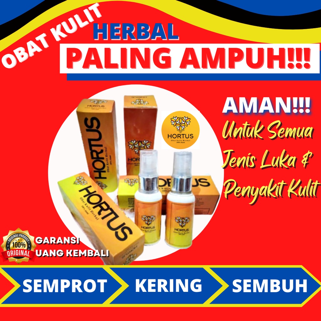 Jual Hortus Obat Kulit Herbal Untuk Luka Bakar Diabetes Herpes Panu Gatal Gatel Selangkangan