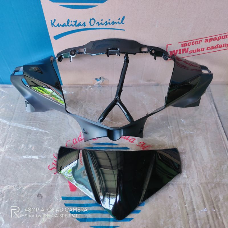 Jual batok kepala depan visor supra x 125 helm in KYZ hitam Shopee