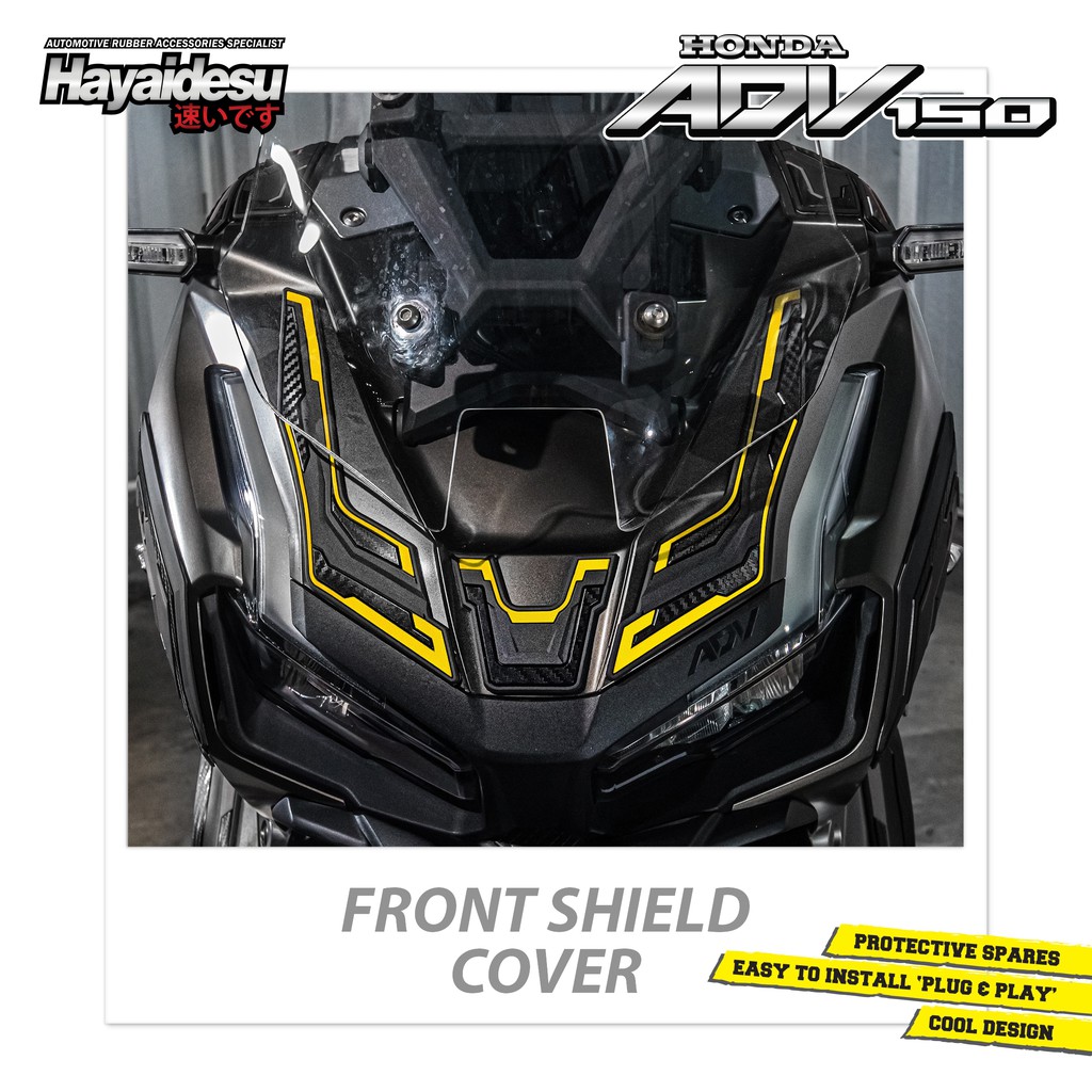 Jual Hayaidesu Honda ADV 150 Front Shield Body Protector Cover | Shopee ...