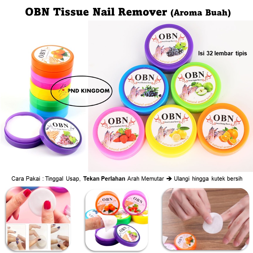 [ B1G1 ] Tissue Tisu Basah Penghapus Kutek / Nail Polish Remover Cleansing Wipes / Pembersih Cat Kuku