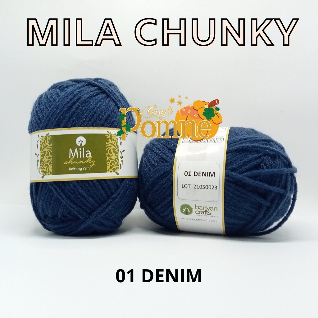 Jual Benang Rajut Mila Chunky Acrylic Braided Yarn Shopee Indonesia