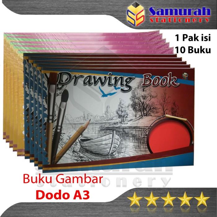 Jual Sketch Buku Gambar Dodo Ukuran A3 Drawing Book Mengambar Kecil