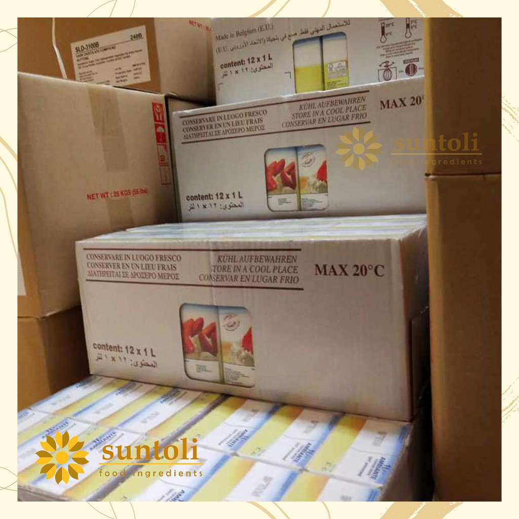 Jual Puratos Ambiante Whipping Cream Non Dairy / Krim Cair Manis 1