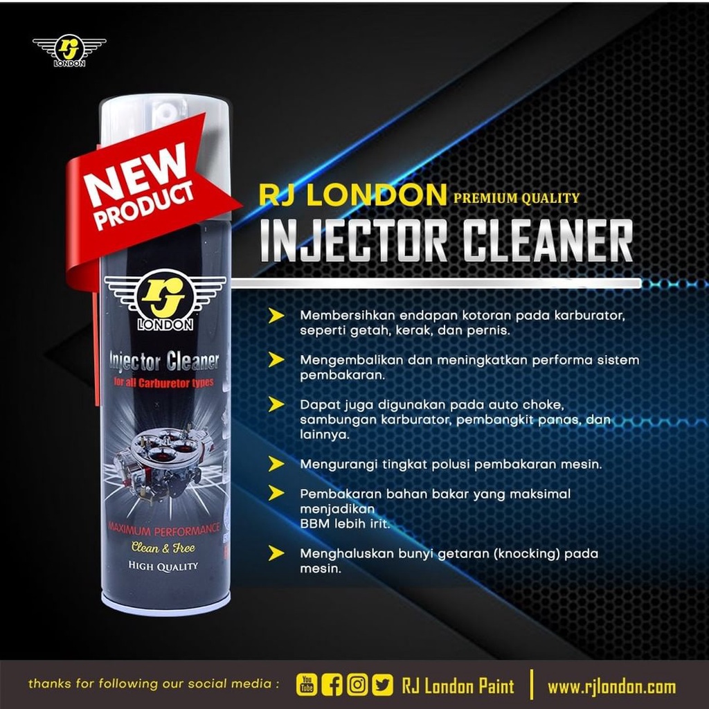 Jual Injector Cleaner RJ 500cc Karbon Cliener Karbulator Thotel Body ...