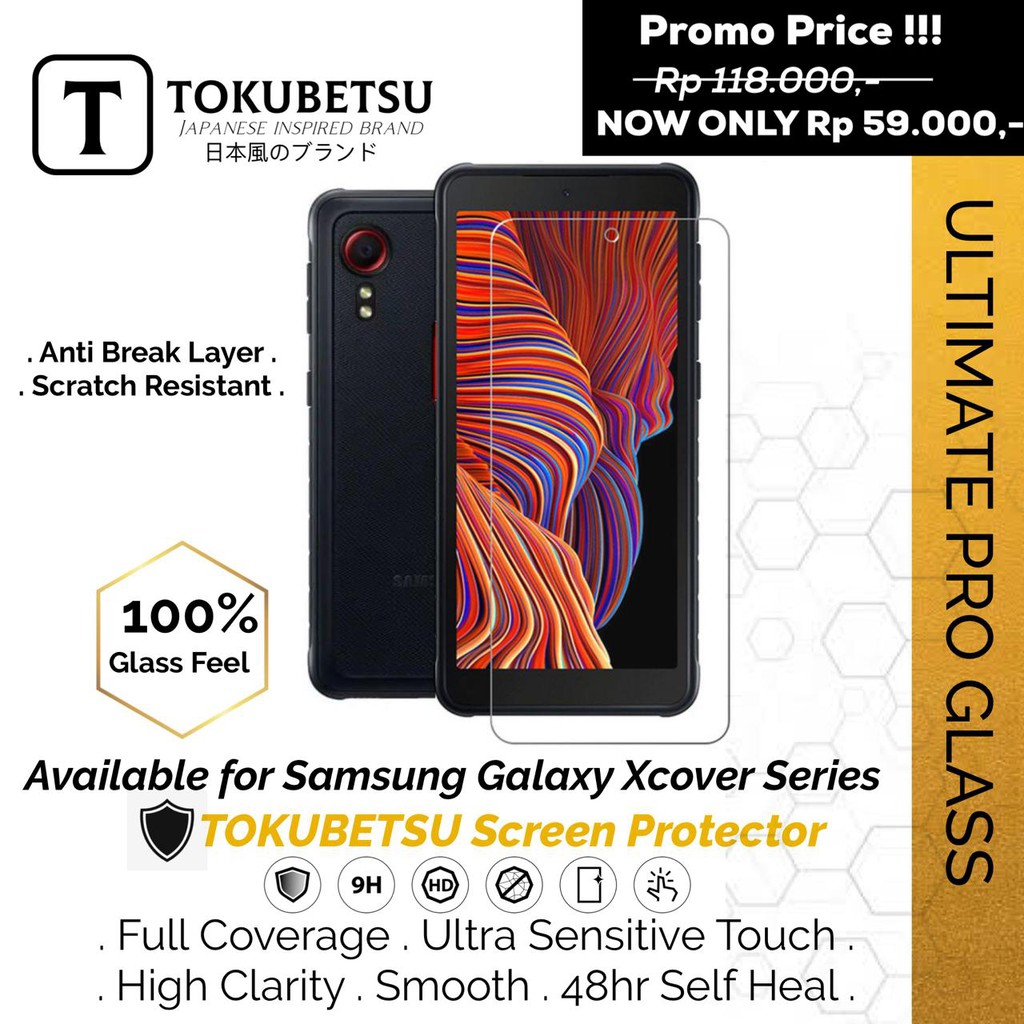 Jual Tokubetsu Samsung Galaxy XCover Anti Gores Hydrogel