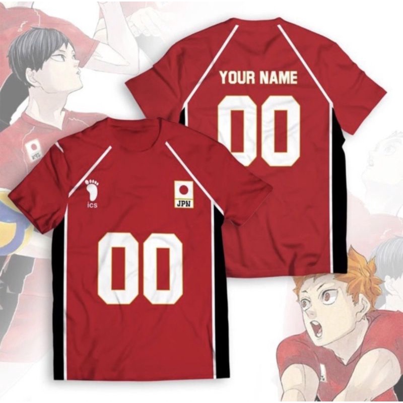 Jual Jersey Nekoma fullprint Anime haikyuu / custom cosplay / kaos ...