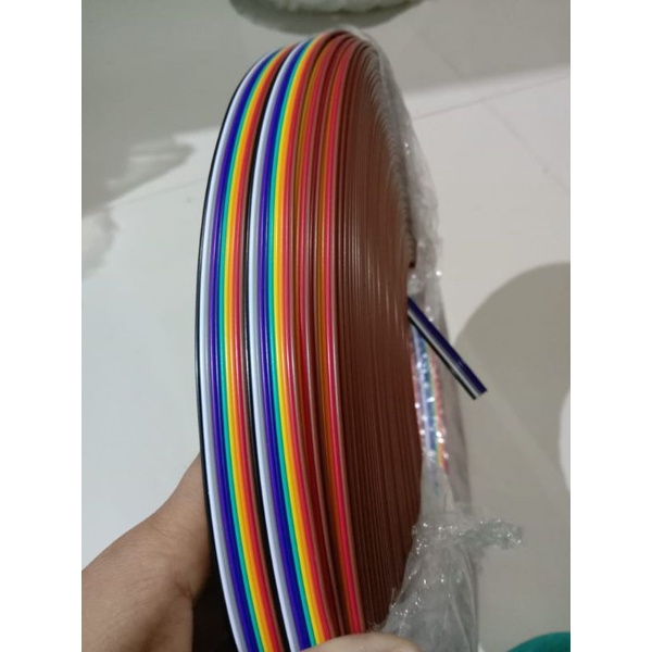 Jual Kabel Pelangi 20 jalur Rainbow Cable 20 pin | Shopee Indonesia