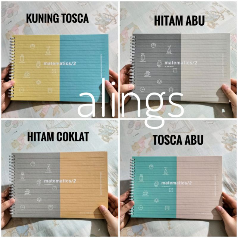 Jual Matematics Half Ruled Spiral Notebook Hard Cover Buku Tulis ...