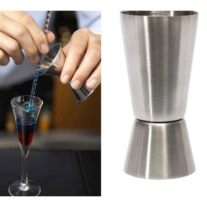 Jual One Two Cups Gelas Ukur Bartender Cocktail Measuring Jigger Double ...
