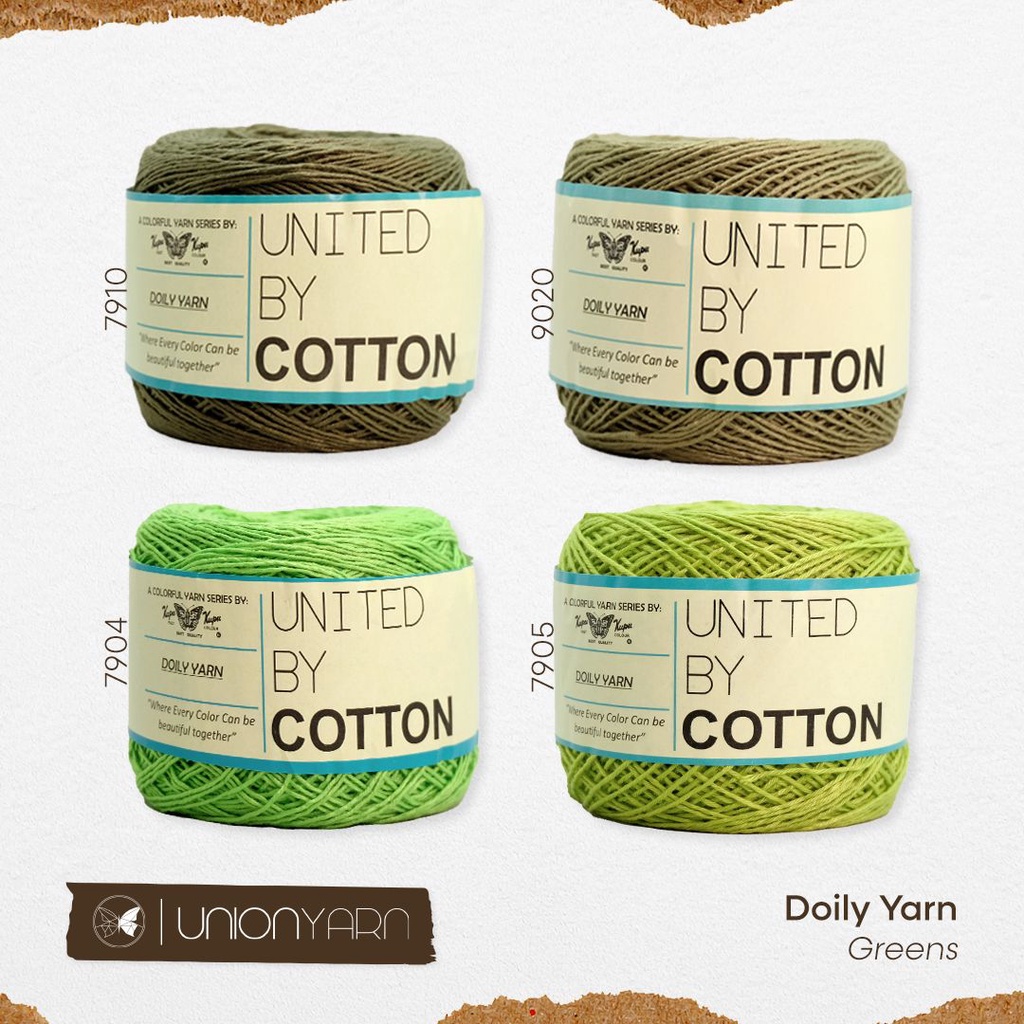 Jual Benang Rajut jala Benang Jala Doily Yarn United By Yarn | Shopee ...
