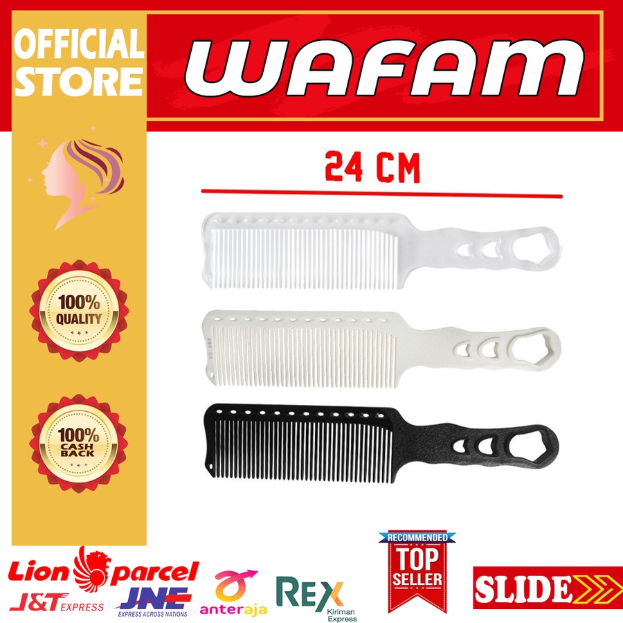 Jual MIRIP YSPARK SISIR CLIPPER LEBAR RATA / OVER COMB BARBER SHOP