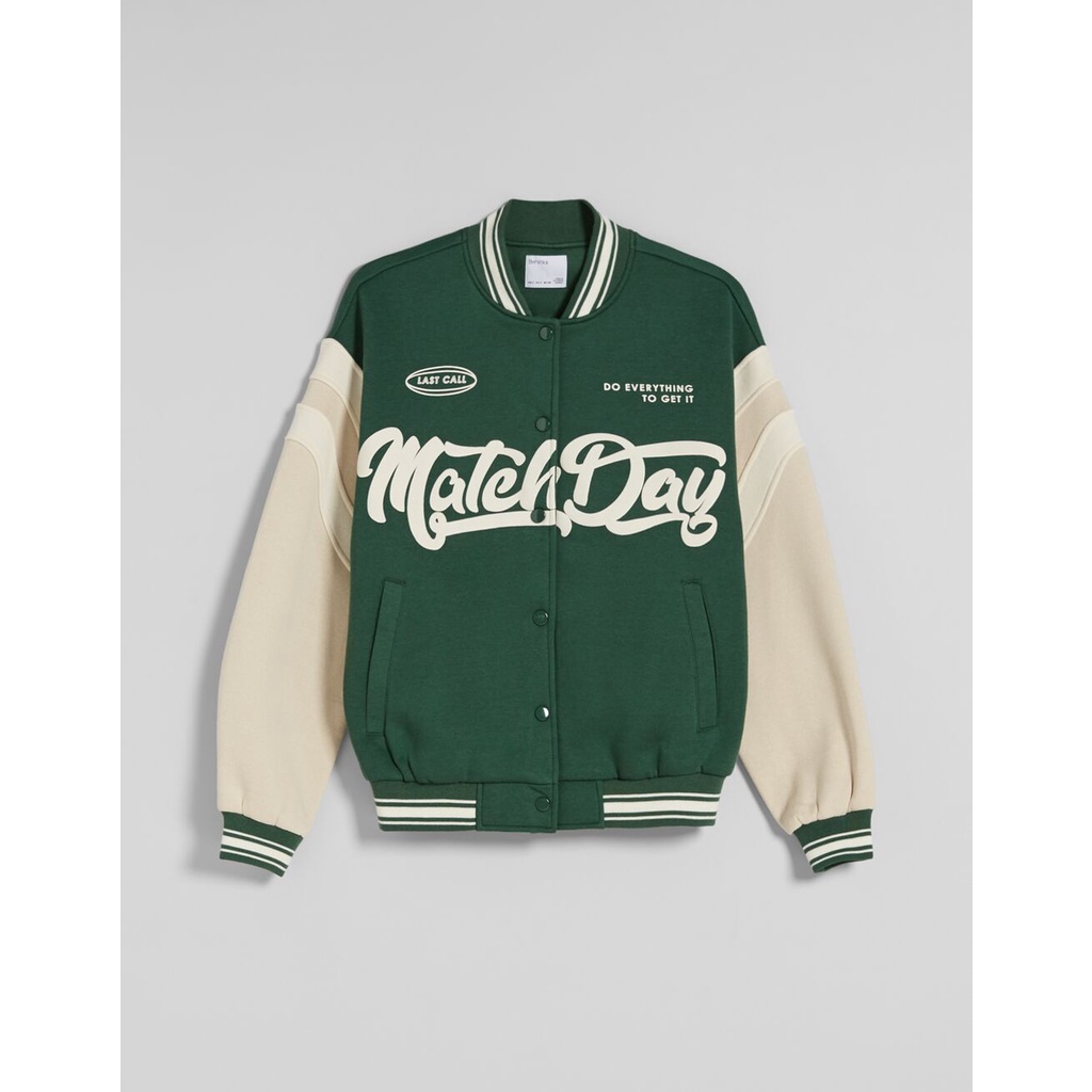 Bershka discount baseball jacket