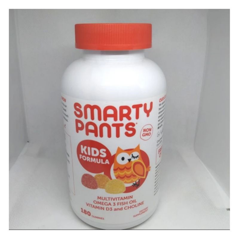 Jual Smarty Pants Kids Formula - Multivitamin 180 Gummies NON GMO ...