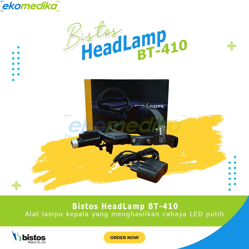 Jual Bistos BT410 Medical Headlamp / Senter Kepala / EYE SCOPE MEDICAL