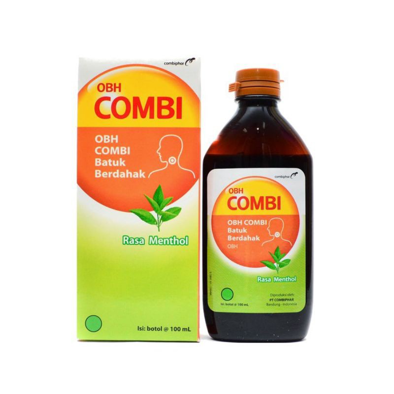 Jual Obat Batuk Berdahak Obh Combi Batuk Berdahak Menthol 100 Ml