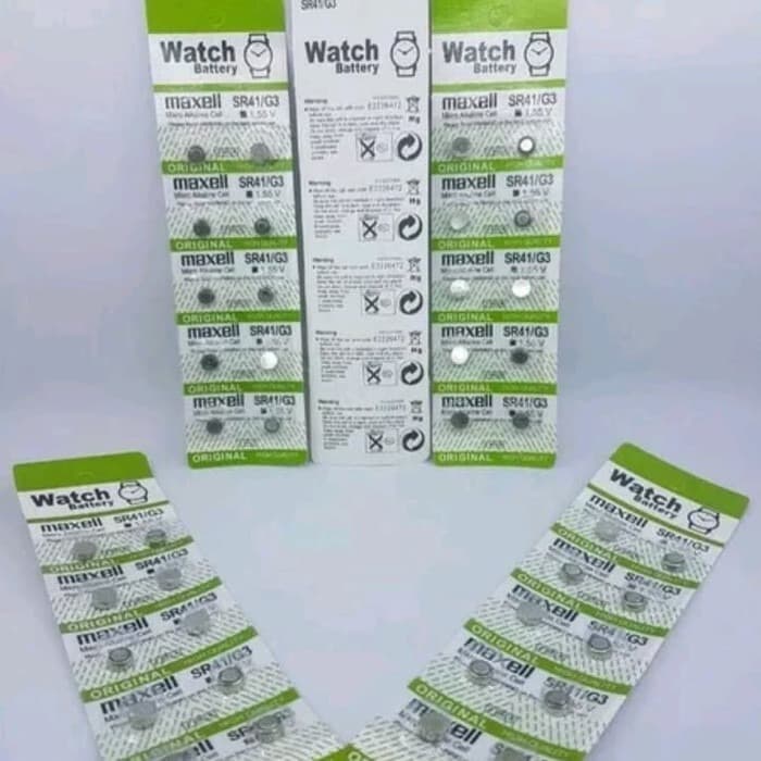 Jual Baterai Maxell LR41 LR 41 SR41 AG 3 SR 41 AG3 G3 Micro Lithium ...