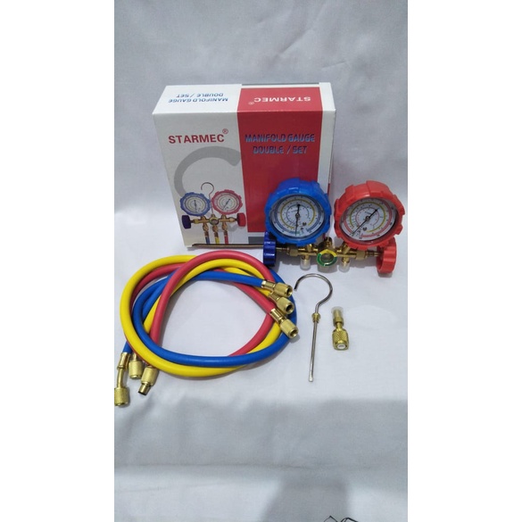 Jual Paket isi gas dingin double manifold Multi semua AC (lengkap ...