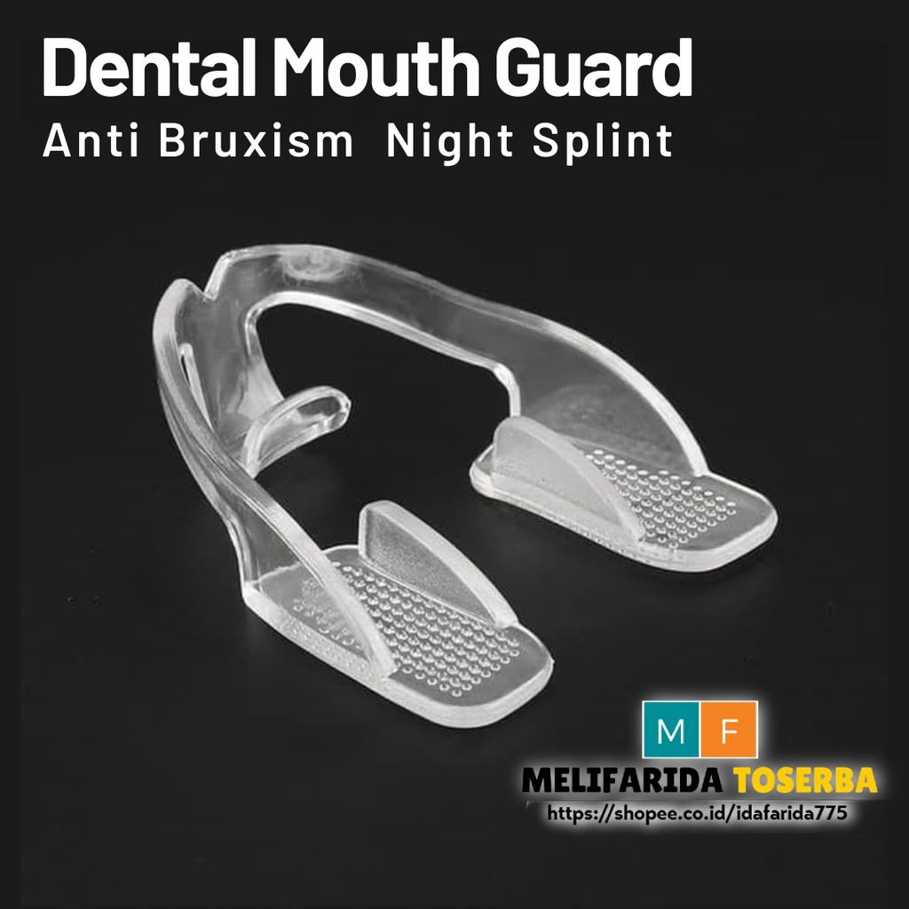 Jual ORI Dental Mouth Guard Bruxism Splint Night Teeth Tooth Grinding Sleep Aid Silicone ...