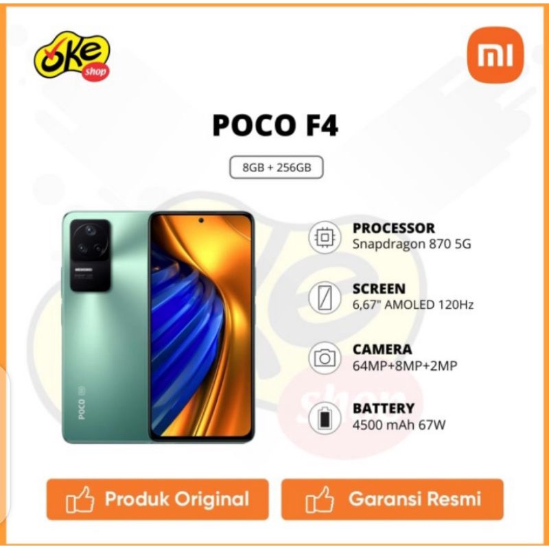 Jual Xiaomi Poco F4 (8GB/256GB) | Shopee Indonesia