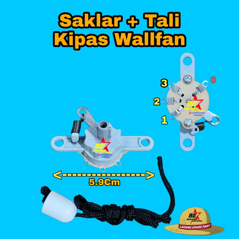 Jual Switch Kipas Wall Fan Saklar Kipas Angin Dinding Saklar Tarik Kipas Angin Wallfan Shopee 