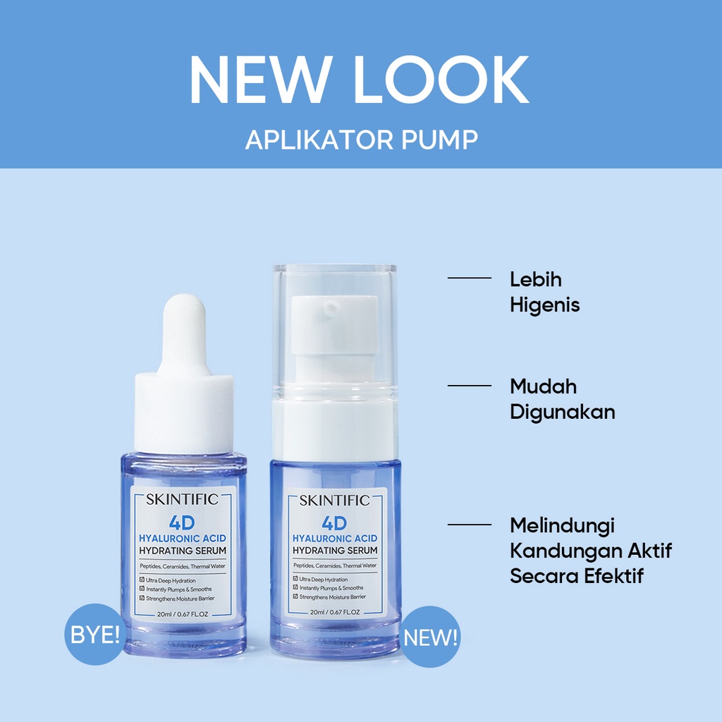 Jual SKINTIFIC 4D Pure Hyaluronic Acid Hydrating Serum Glowing Mist