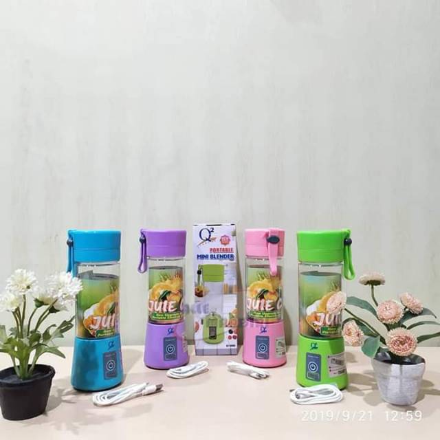 Jual Blender Mini Portable USB Q2 / Cup Juice / Blender Mini Praktis