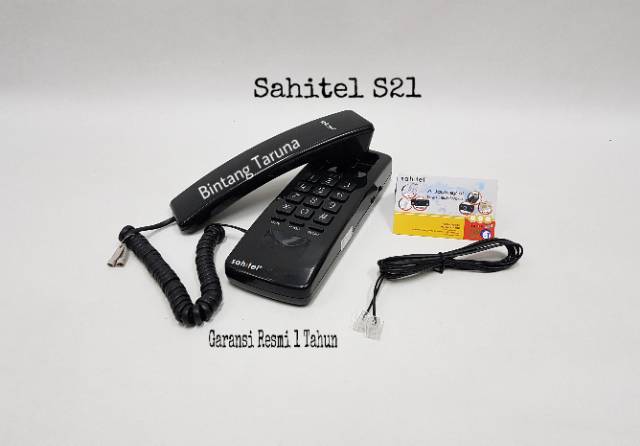 Jual Telepon Kabel Sahitel S21 Cable Phone Sahitel S-21 (Hitam ...
